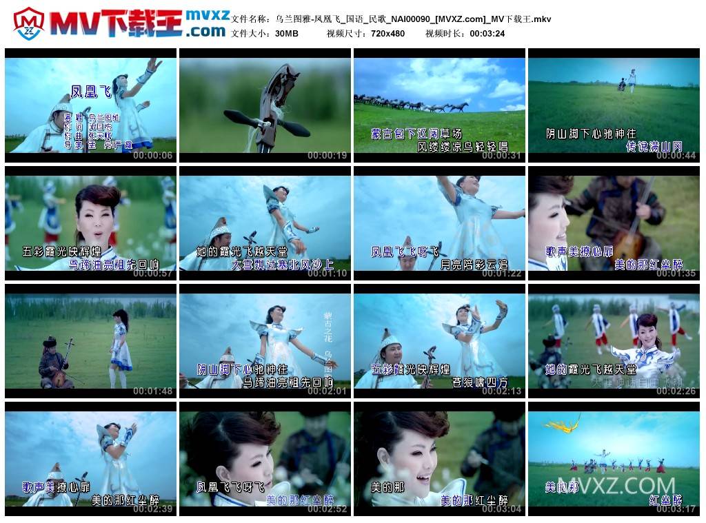 乌兰图雅-凤凰飞_国语_民歌_NAI00090